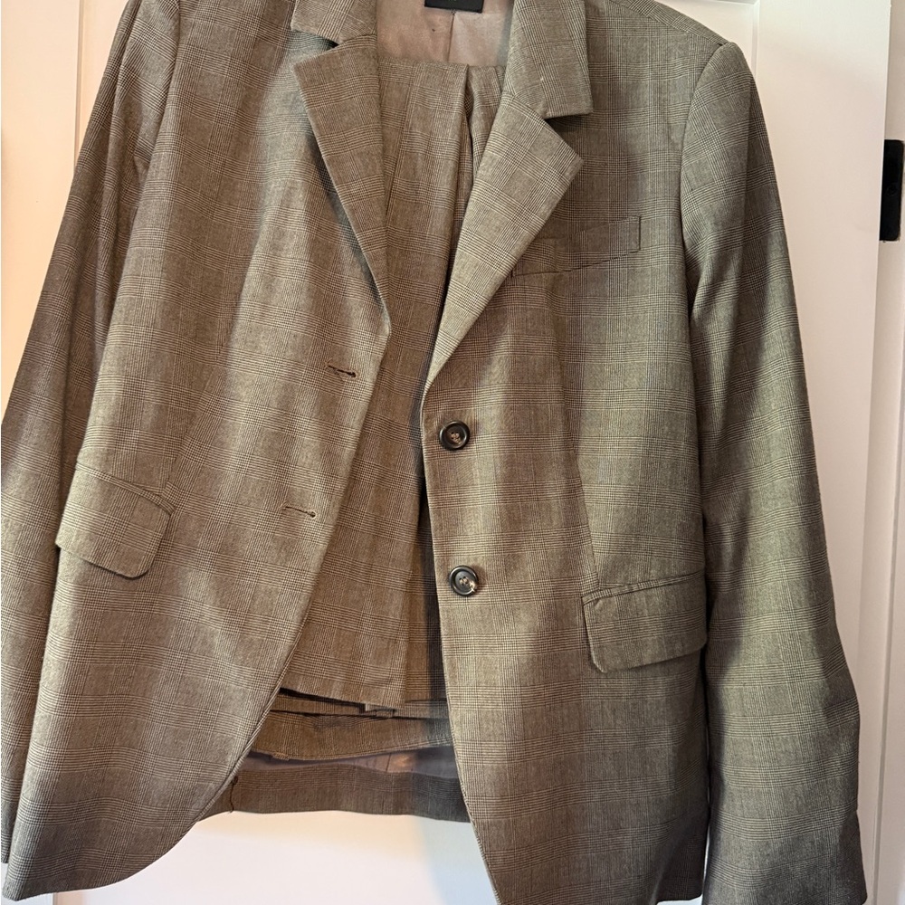United Colors Of Benetton women's Gray Blazer with pants
